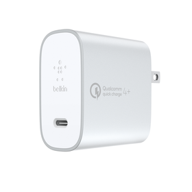 BOOST↑CHARGE™ USB充電器<br>（27W USB-C™、Quick Charge™ 4、USB-C to Cケーブル付き）, Silver, hi-res