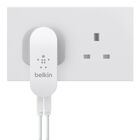Dual Swivel Charger with Lightning to USB Cable (10 Watt/2.1 Amp Per Port), White, hi-res