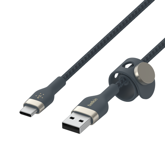 USB-A 至 USB-C&reg; 連接線, 藍色的, hi-res