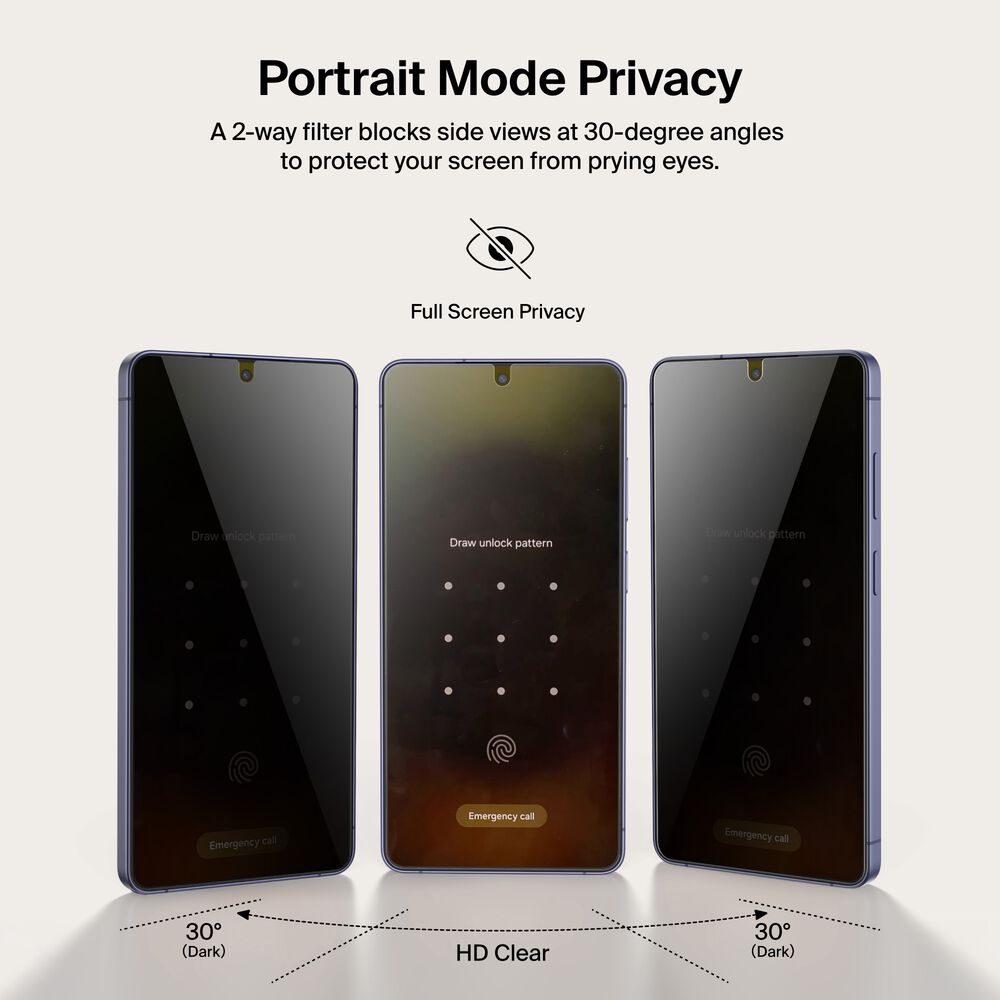 Titan SmartShield Privacy Filter Screen Protector for Samsung Galaxy S26 Ultra, , hi-res