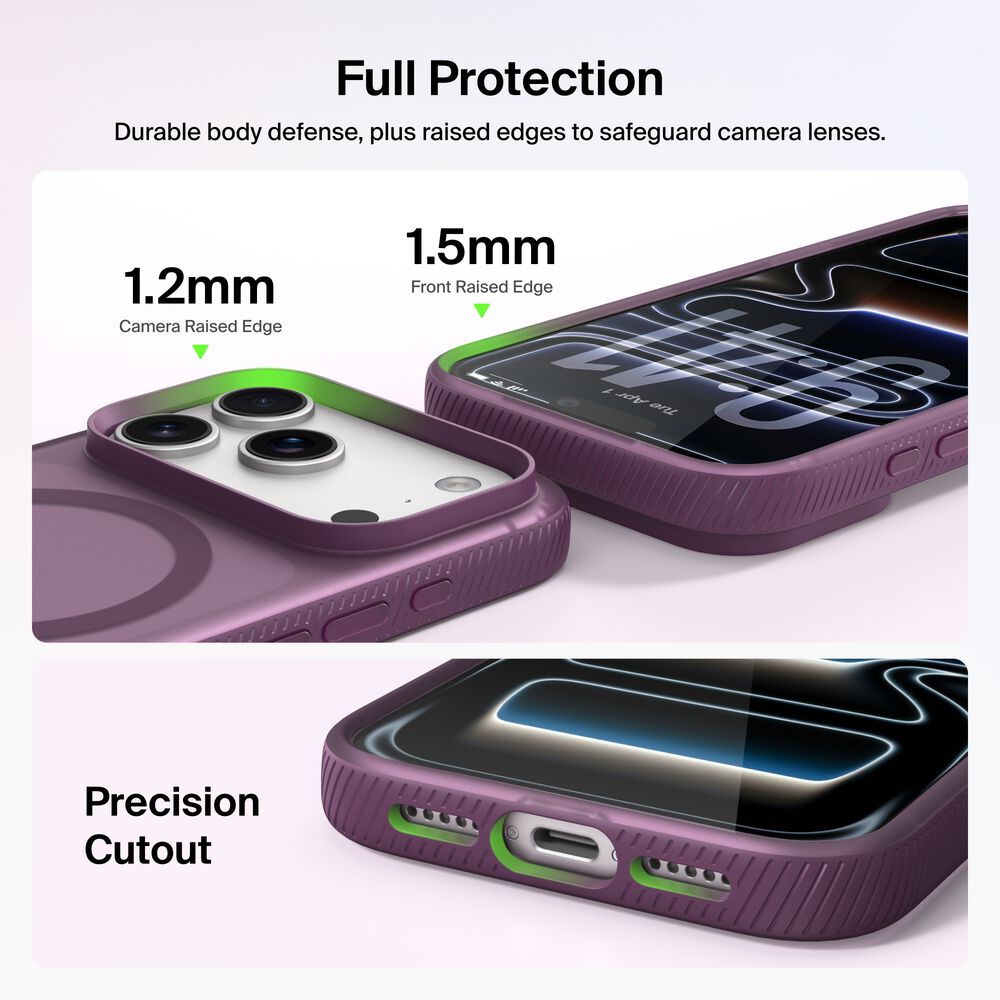 Grip Series Case for iPhone 18 Pro / iPhone 17 Pro, Burgundy, hi-res