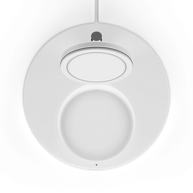 2-in-1 Wireless Charger Stand with Official MagSafe Charging 15W, White, hi-res