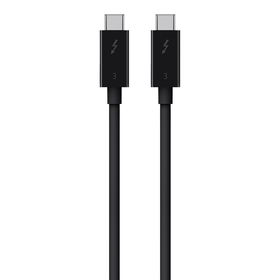 Thunderbolt 3 Cable (USB-C to USB-C, 100W), Negro, hi-res