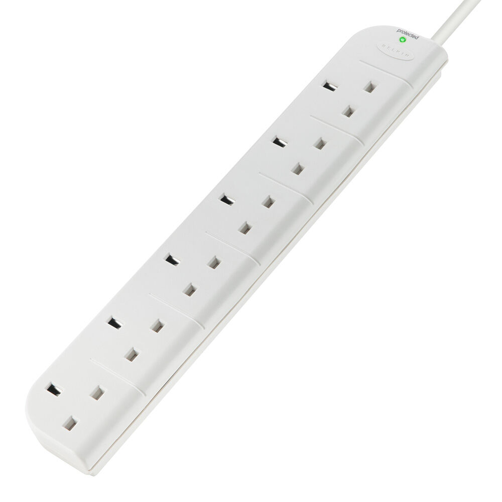 Belkin Belkin E152555 Relocatable Power Tap with 6 Outlets and 12 ft Cord 