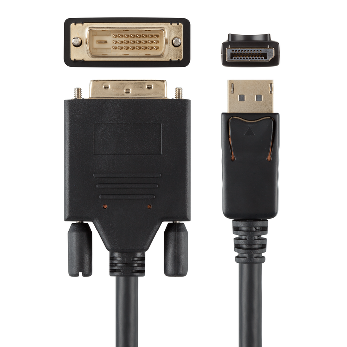 1m DisplayPort Cable Plug to Plug HD Display Port Monitor Lead Locking Gold  Plat