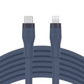 Cable USB-C con conector Lightning, Azul, hi-res