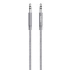 Metallic AUX Cable, Gray, hi-res