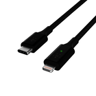 Smart LED USB-C/Lightning-Kabel, Schwarz, hi-res