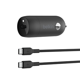 30W USB-C Car Charger + USB-C to USB-C cable