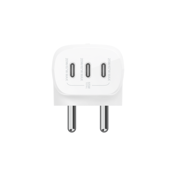 3 Port USB-C® Wall Charger with PPS 67W, , hi-res