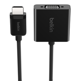 HDMI to VGA Adapter with Micro-USB Power, Black, hi-res