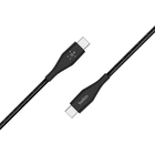 USB-C to USB-C Cable with Strap, Black, hi-res
