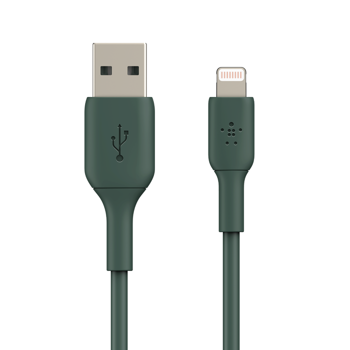Cable Lightning a USB-A BOOST↑CHARGE™ (1 m, verde noche), Verde noche, hi-res