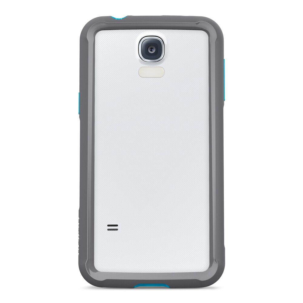 AIR PROTECT&trade; Grip Bumper Protective Case for GALAXY S5, Gravel/Topaz, hi-res