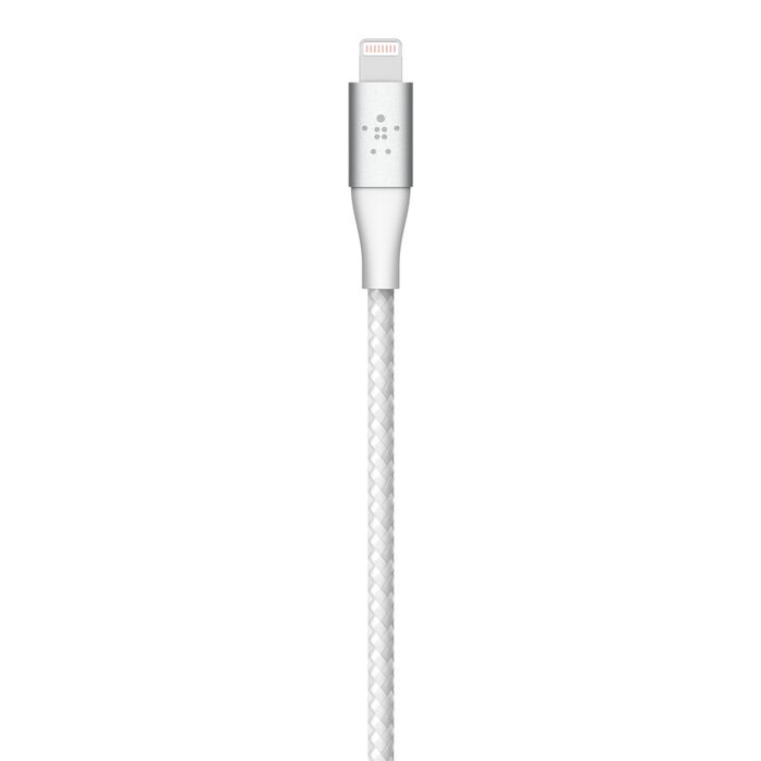 BEL BRAIDED LIGHTNING-USB-C CABLE 2M WHT — Belkin