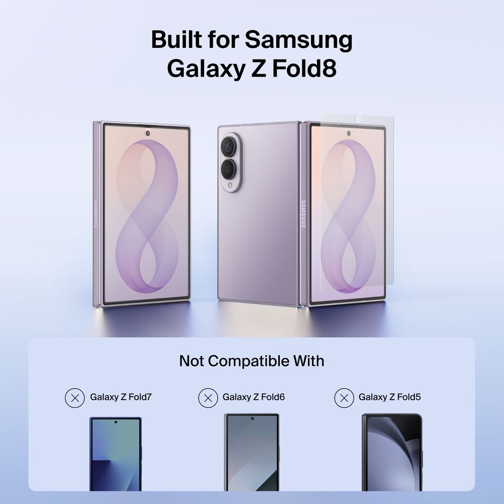 Anti-Reflective Screen Protector for Samsung Galaxy Z Fold8, , hi-res