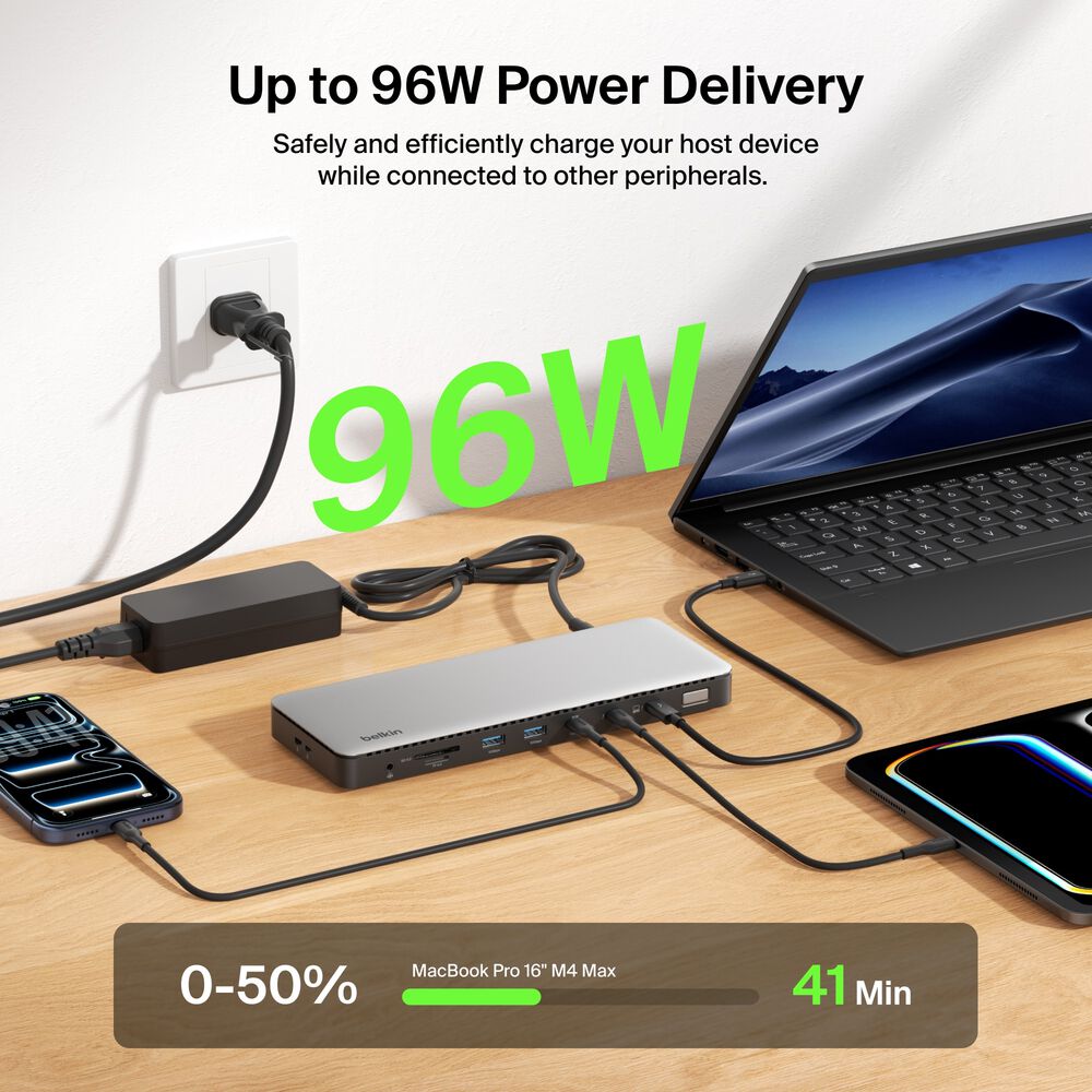 Thunderbolt 4 Dock, グレイ, hi-res