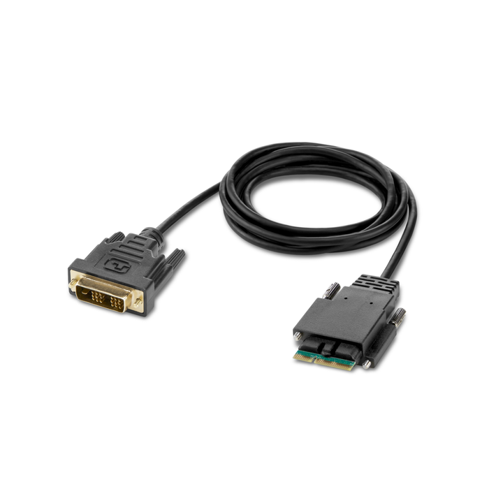 Modular DVI Single-Head Console Cable 3 ft., Negro, hi-res