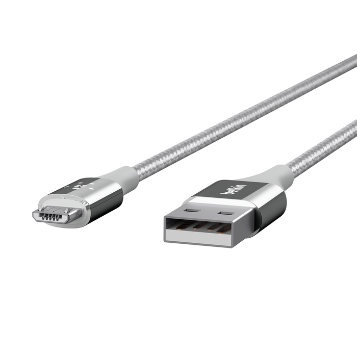 MIXIT↑™  DuraTek™ Micro-USB to USB Cable, Silver, hi-res
