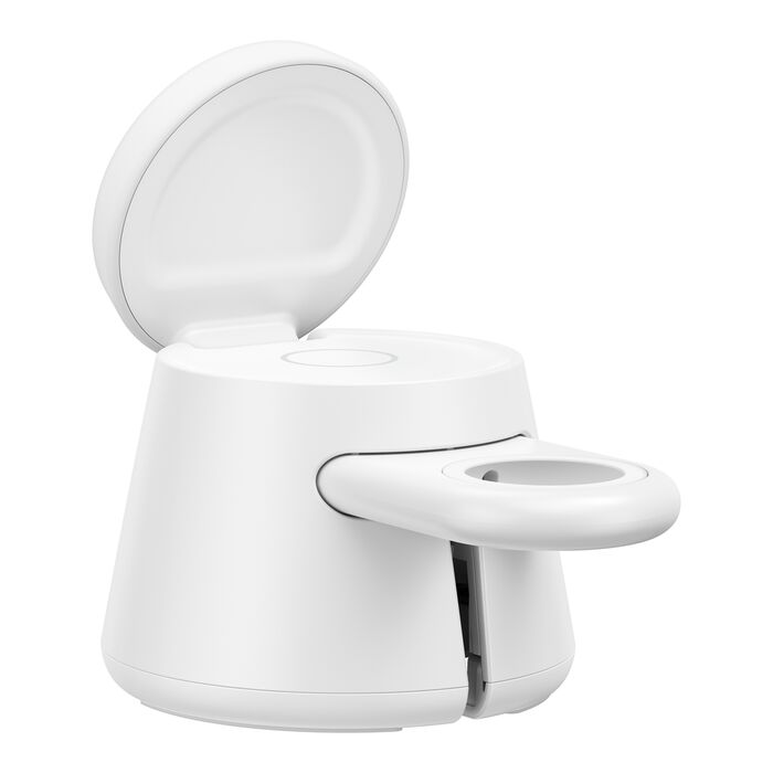 Modular Charging Dock with Qi2 25W, White, hi-res