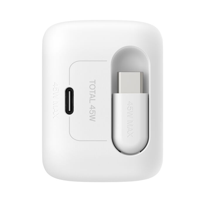 Compact Belkin 45W GaN wall charger