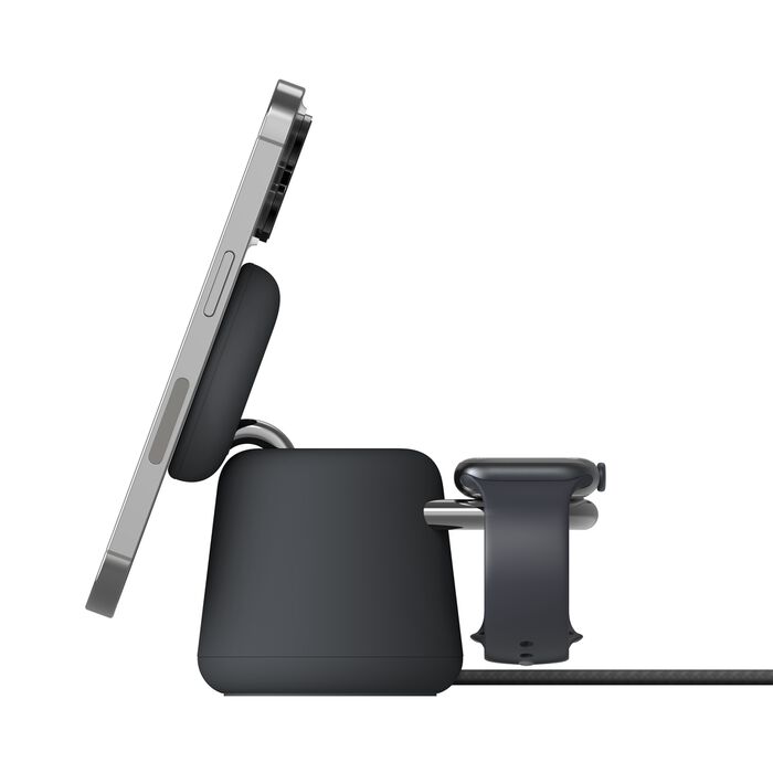Caricabatteria Wireless MagSafe Belkin 2 In 1 - Ricarica Rapida 15W Per IPhone 12-14 E AirPods, Alimentatore Incluso - Foto 9