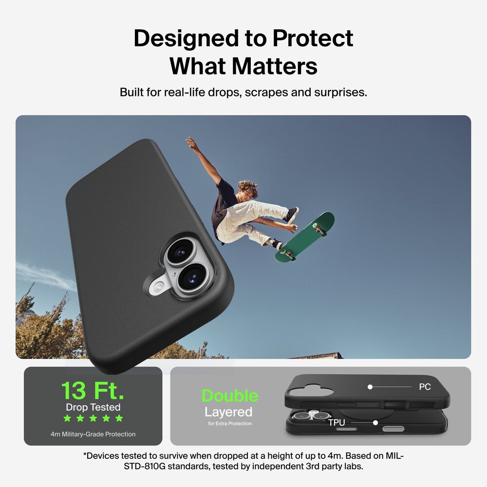 Protect Series Case for iPhone 17, Black, hi-res