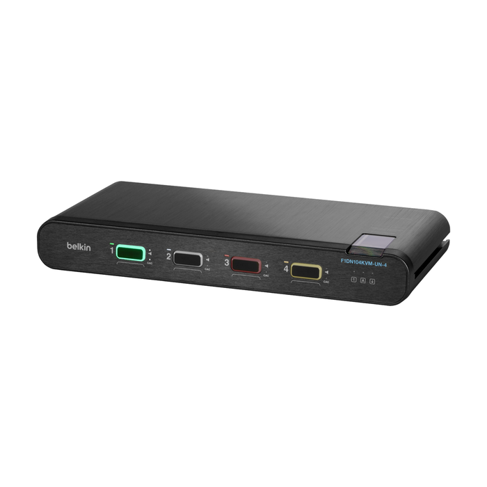 Universal Secure KVM Switch, 4Port Single Head No CAC Belkin US