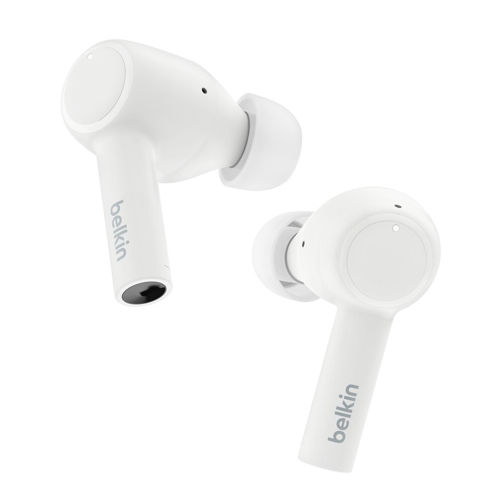 Belkin SoundForm Pulse Noise Canceling Earbuds White - Belkin US