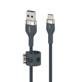 USB-A-USB-C&reg; 케이블, 파란색, hi-res