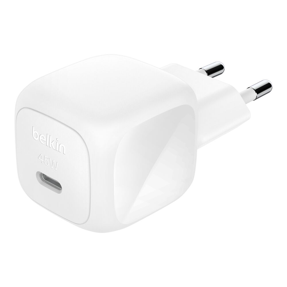 Caricatore USB-C GaN Da 65W Belkin, 2 Porte, Con Cavo - Ricarica Rapida PD Per IPhone, MacBook, Samsung, IPad, Nintendo Switch