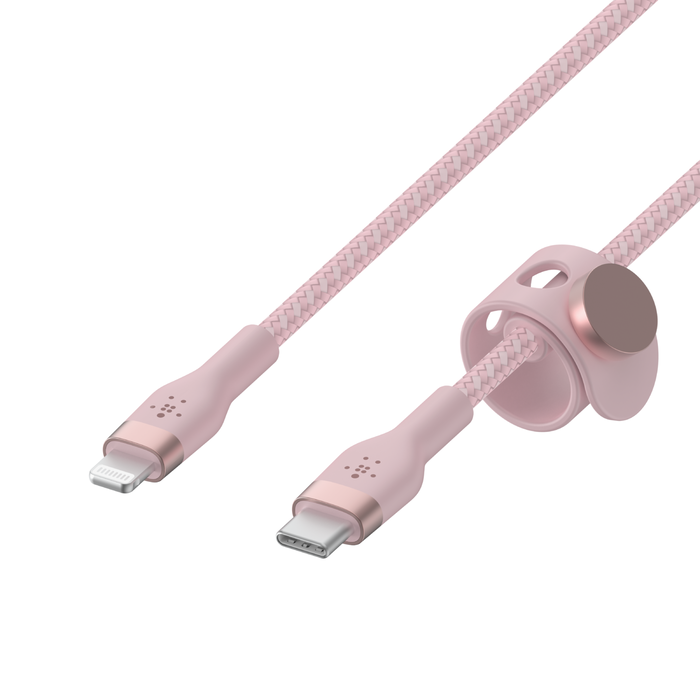 Cable USB-C&reg; con conector Lightning, Rosa, hi-res