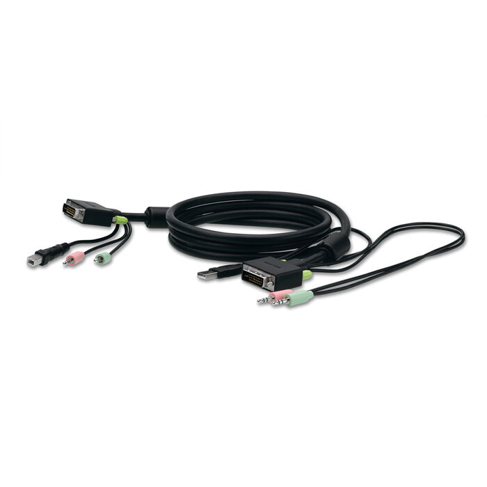 SOHO KVM Replacement Cable Kit, VGA & USB, 10 feet, , hi-res