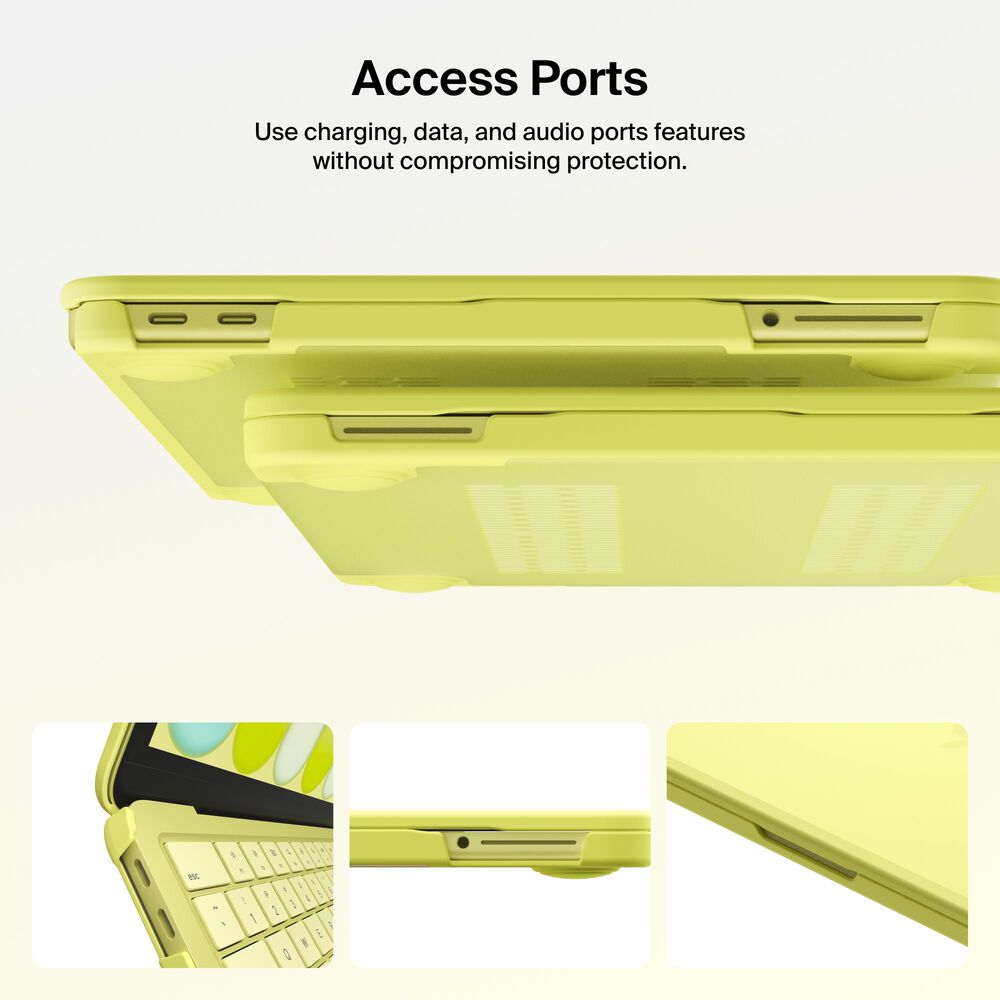 Hard Shell Case for MacBook Neo, Citrus Yellow, hi-res