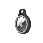 适用于 Apple AirTag 的钥匙圈式反光安全支架, 黑色, hi-res