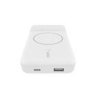 Magnetic Portable Wireless Charger 10K, White, hi-res