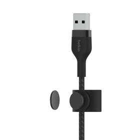 Cable USB-A con conector Lightning, Negro, hi-res