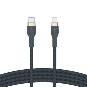 USB-C Cable with Lightning Connector, Blue, hi-res