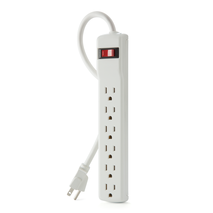 6-Outlet Surge Protector with 2 ft. Cord (2-Pack), , hi-res