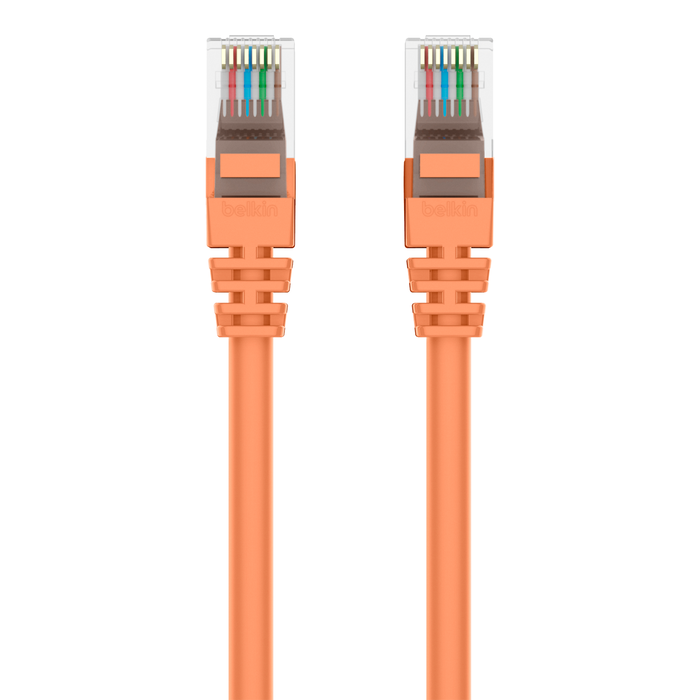 Cat6 Snagless Patch Cable, Orange, hi-res