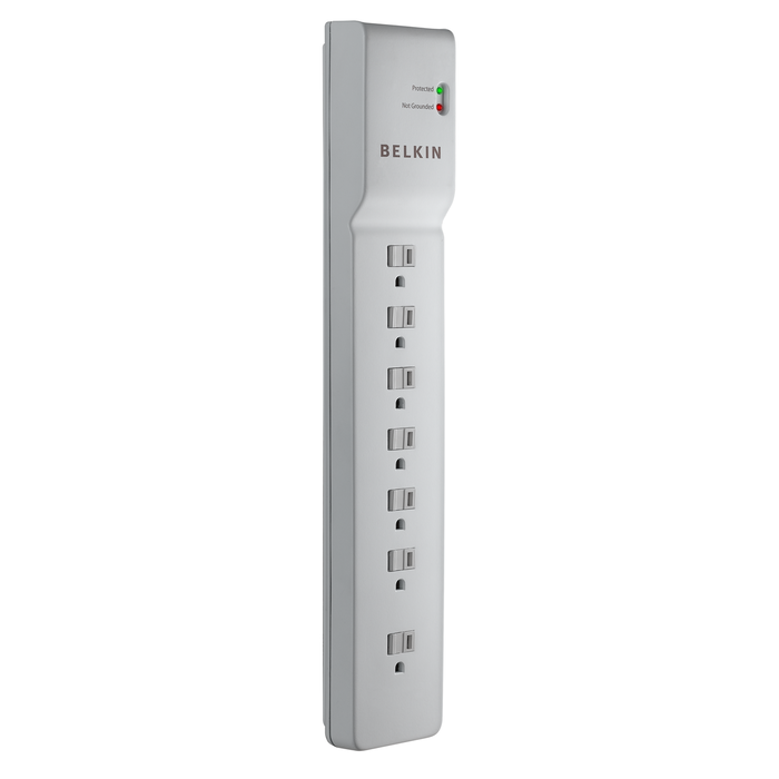 7-Outlet Commercial Surge Protector 6' Cord, , hi-res