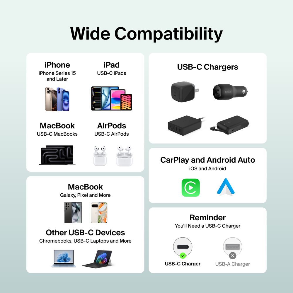 USB-C to USB-Cケーブル 60W, グリーン, hi-res