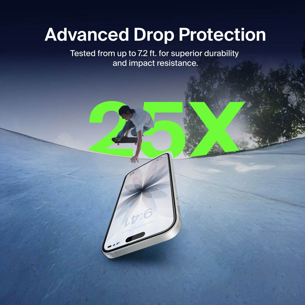 UltraGlass 2 Screen Protector for iPhone 17 / iPhone 16 Pro, , hi-res