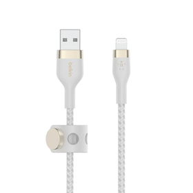 Câble USB-A avec connecteur Lightning, Blanc, hi-res