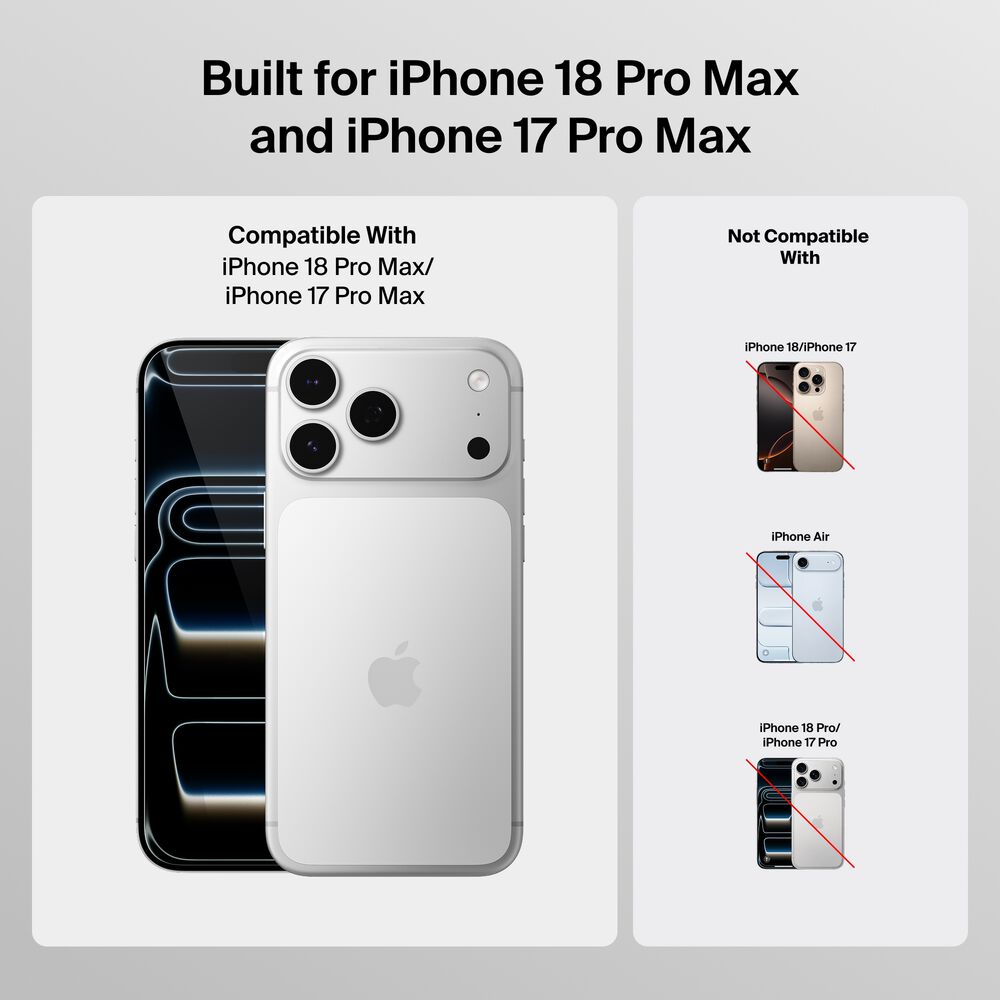 Red Light Screen Protector for iPhone 18 Pro Max / iPhone 17 Pro Max, , hi-res