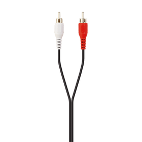 Nickel-Plated RCA Audio Cable, Black, hi-res