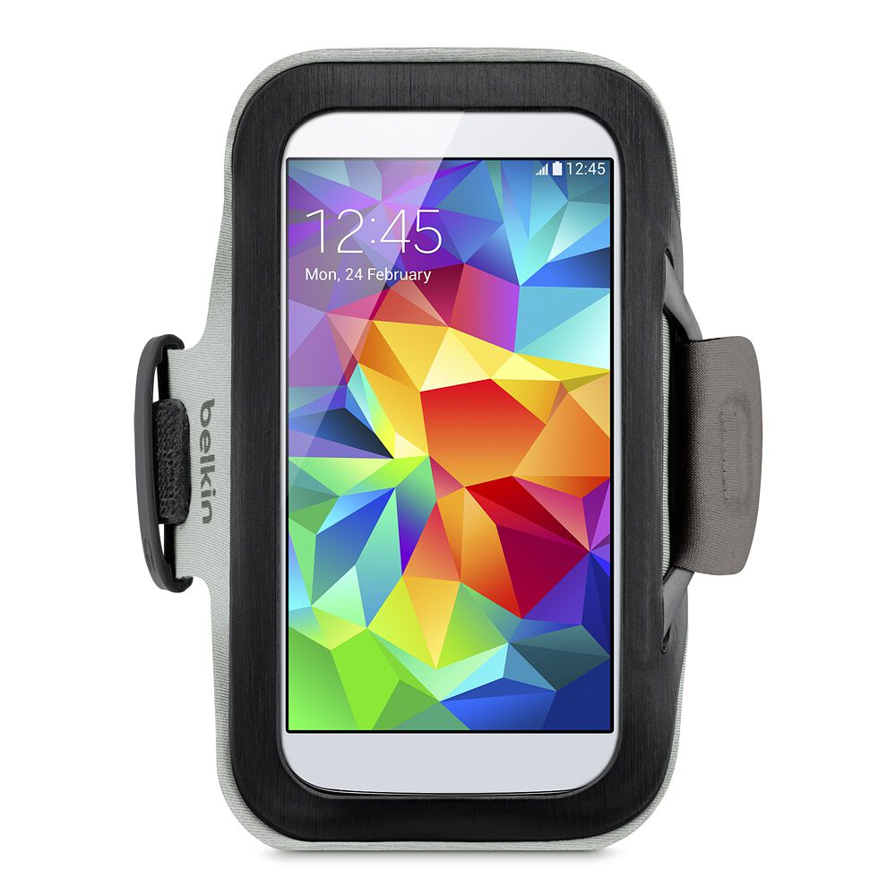 Slim-Fit Galaxy S5 Armband, Blacktop, hi-res