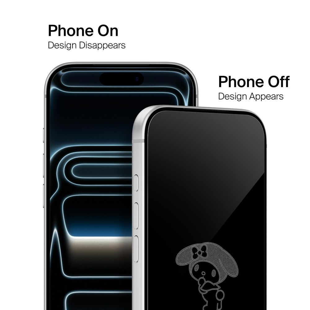 My Melody Cheeky Custom Glass Screen Protector, , hi-res