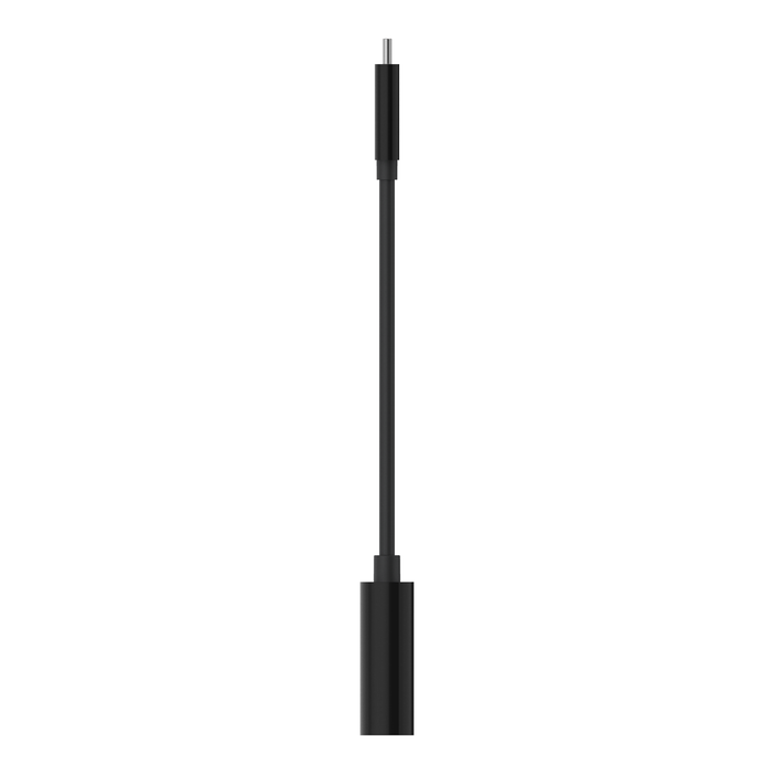 USB-C to Ethernet + Charge Adapter, Black, hi-res