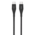 USB-C to USB-C Cable with Strap, Black, hi-res